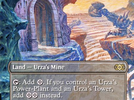 Urza s Mine (Borderless) [Double Masters] For Sale