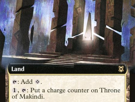 Throne of Makindi (Extended Art) [Zendikar Rising] on Sale