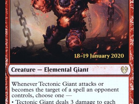 Tectonic Giant [Theros Beyond Death Prerelease Promos] Discount